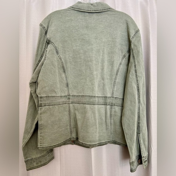 Faded Glory Olive Green Utility Jacket Women’s XL (16/18) - Picture 7 of 7